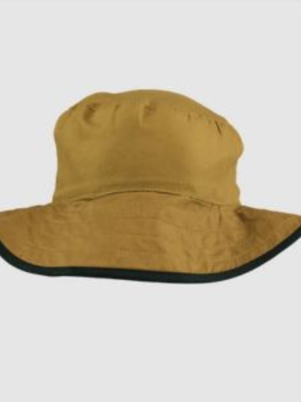 BaBy BanZ Kids Sun Hat - Mustard with Black Trim